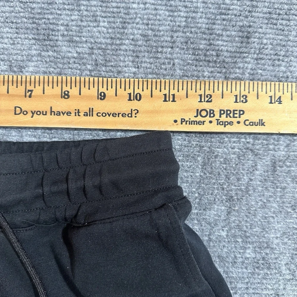 Nike Boy's Black Jogger Pants Size S Polyester Drawstring Elastic Waist 27